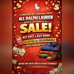 🚨 Ralph Lauren Blowout Sale | Feb 6–16 ONLY 🚨